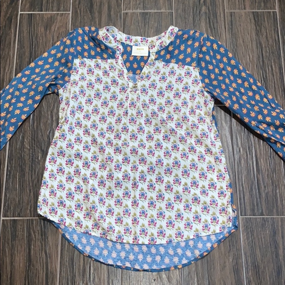 Maeve flowery print blouse